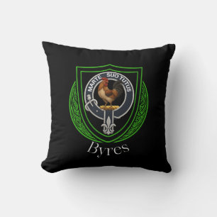 Byres Scottish Clan Crest Cushion