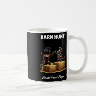 Byrn Hunt Lover - Cute Warrior Rat And Black Poodl Coffee Mug