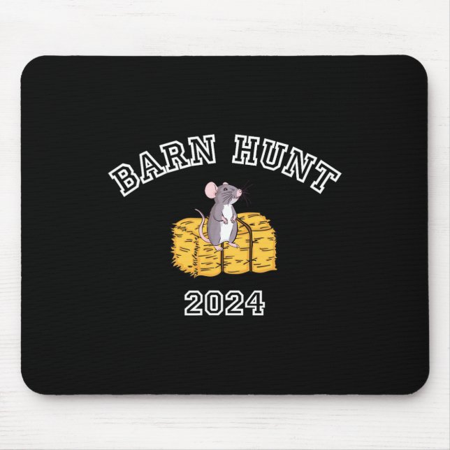 Byrn Hunt Lover - Rn Hunt 2024 With Cute Rat And H Mouse Pad (Front)