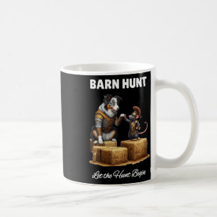Byrn Hunt Lover - Warrior Rat Blue Merle Tri Borde Coffee Mug