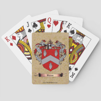 Byrne Shield of Arms Playing Cards