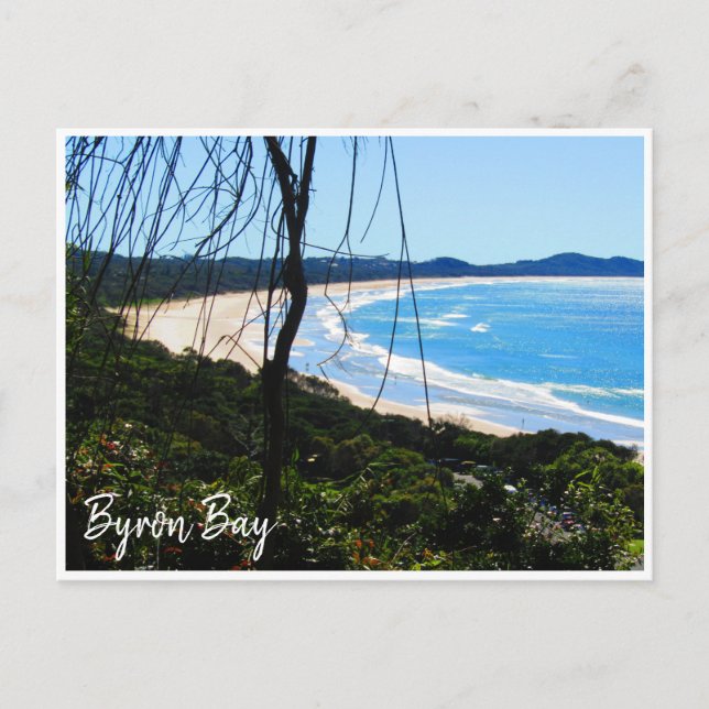byron bay beach australia postcard (Front)