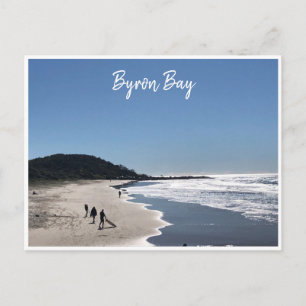 byron bay surf australia postcard