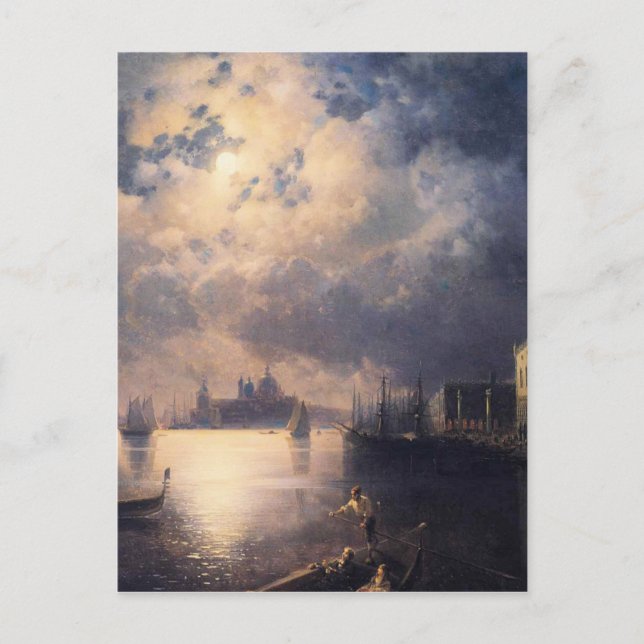 Byron in Venice by Ivan Aivazovsky Postcard (Front)