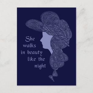 Byron's Lady Postcard