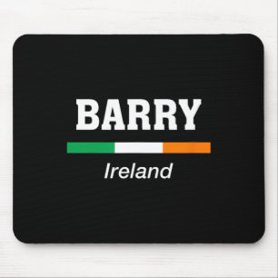 Byrry Irish Family Name St Patricks Day Ireland Fl Mouse Pad