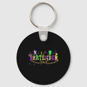 Byrtender Mardi Gras Colourful Costume Parades Pro Key Ring