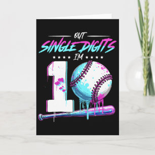 Bysebyll 10 Years Old Birthday Double Digits 10 Bi Card