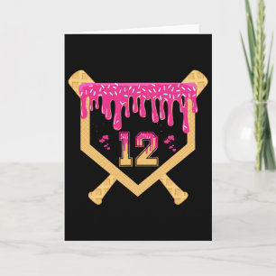 Bysebyll 12 Year Old Birthday Drip 12th Birthday I Card