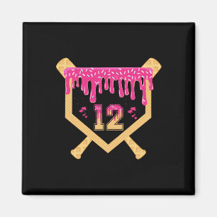 Bysebyll 12 Year Old Birthday Drip 12th Birthday I Magnet