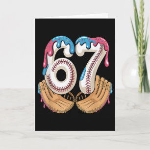 Bysebyll 67 - Ice Cream Drip 67 Meme Funny Player  Card