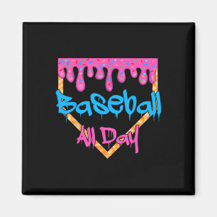Bysebyll All Day Drip Home Plate Ice Cream Magnet