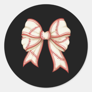 Bysebyll Bow Bysebyll Mum Bysebyll Sister Mothers Classic Round Sticker