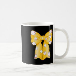 Bysebyll Bow Coquette Funny Bysebyll Lover Yellow Coffee Mug