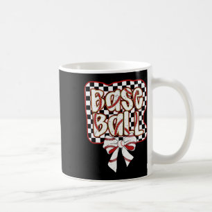 Bysebyll Bow Coquette Funny Bysebyll Lovers Checke Coffee Mug