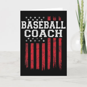 Bysebyll Coach American Flag Usa Patriot Patriotic Card