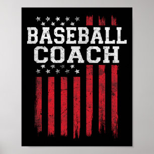 Bysebyll Coach American Flag Usa Patriot Patriotic Poster