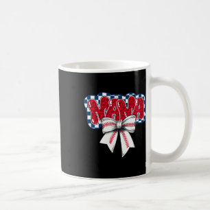 Bysebyll Coquette Bow Bysebyll Mama Game Day Women Coffee Mug