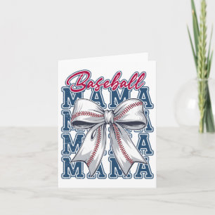 Bysebyll Coquette Bow Bysebyll Mum Game Day Byseby Card