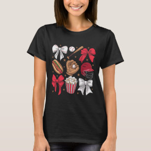 Bysebyll Coquette Bow Mothers Day Stylish Sports M T-Shirt