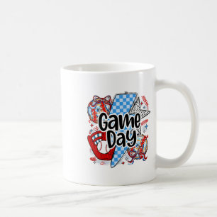 Bysebyll Coquette Game Day Retro Tis The Season Ch Coffee Mug