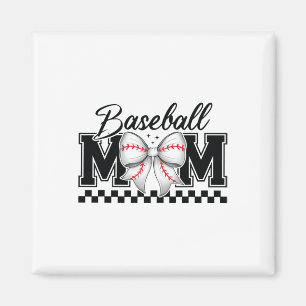 Bysebyll Coquette Mum Tee Mum Game Day Outfit Moth Magnet