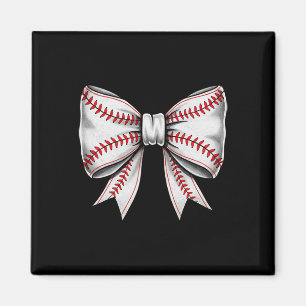 Bysebyll Coquette White Bow Mothers Day Sports Wom Magnet