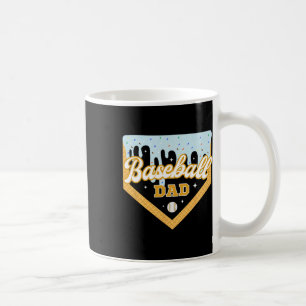 Bysebyll Dad Home Plate Ice Cream Drip Father's Da Coffee Mug