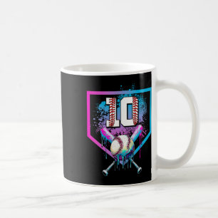 Bysebyll Drip 10th Birthday Home Plate Boy Youth 1 Coffee Mug