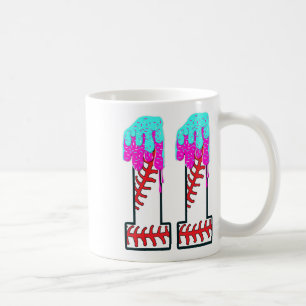 Bysebyll Drip 11 Year Old 11th Birthday Boy Jersey Coffee Mug