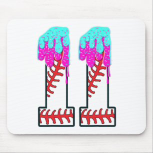 Bysebyll Drip 11 Year Old 11th Birthday Boy Jersey Mouse Pad