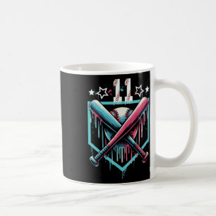 Bysebyll Drip 11th Birthday Boys Number 11 Youth 1 Coffee Mug