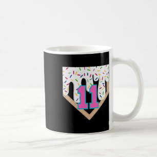 Bysebyll Drip 11th Birthday Home Plate Boy Youth 1 Coffee Mug