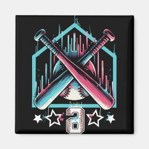 Bysebyll Drip 9th Birthday Boys Number 9 Youth 9 Y Magnet