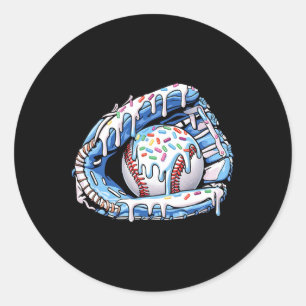 Bysebyll Drip Boys Glove Ice Cream Sprinkles Sport Classic Round Sticker