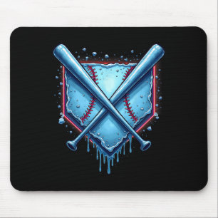Bysebyll Drip Boys Home Plate Ice Respect The Drip Mouse Pad