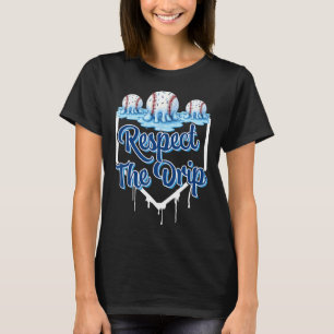 Bysebyll Drip Boys Ice Cream Drip Youth Respect Th T-Shirt