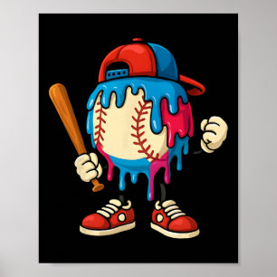 Bysebyll Drip Boys Ice Cream Drip Youth Sport Game Poster