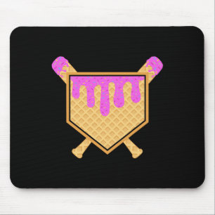 Bysebyll Drip Boys Ice Cream Waffle Cone Bysebyll Mouse Pad