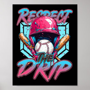 Bysebyll Drip Boys Kids Ice Cream Dripping Respect Poster