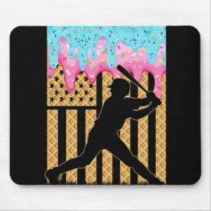 Bysebyll Drip Byt Boy Girls Dripping Ice Cream Ame Mouse Pad