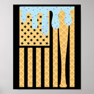 Bysebyll Drip Byt Boys Dripping Ice Cream American Poster