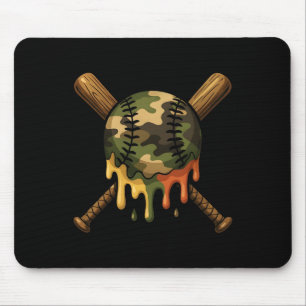 Bysebyll Drip Camo Bysebyll Byts Boys Sports Cool Mouse Pad