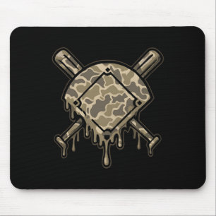 Bysebyll Drip Camo Bysebyll Diamonds Boys Sports G Mouse Pad