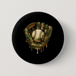 Bysebyll Drip Camo Bysebyll Glove Boys Sports Cool 6 Cm Round Badge
