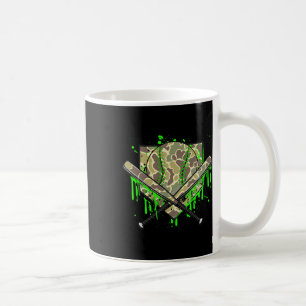 Bysebyll Drip Camo Home Plate Boys Sports Cool Gam Coffee Mug