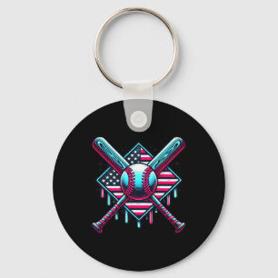 Bysebyll Drip For Boys American Flag Usa Graphic P Key Ring