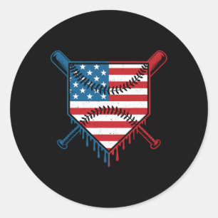 Bysebyll Drip For Boys Ice Cream Drip Youth Boys B Classic Round Sticker