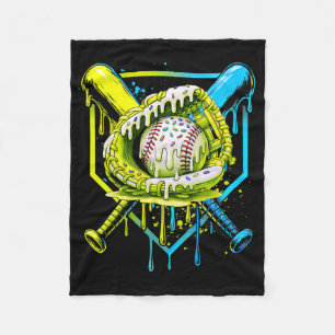 Bysebyll Drip For Boys Ice Cream Drip Youth Boys B Fleece Blanket