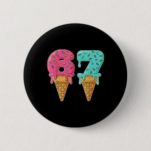 Bysebyll Drip Ice Cream 67 Bysebyll Lifestyle 101  6 Cm Round Badge
